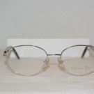 Brand New Christian Dior Silver Eyeglasses: Mod. 3508 (77D) 55-18 & Case