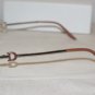 Brand New Christian Dior Shiny Brown Eyeglasses: Mod. 3679 (KAF) 54-17 & Case
