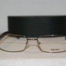 Brand New Prada Shiny Brown Eyeglasses: Mod. VPR 51L (4AC-1O1) 53-17 & Case