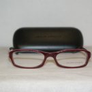 Brand New Ralph Lauren Burgundy Eyeglasses: Mod. 6036 (5209) 51-16 & Case