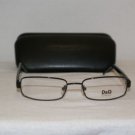 New D&G Dolce & Gabbana Black Eyeglasses: 5048 & Case