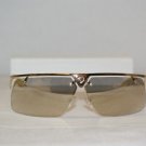 Brand New Christian Dior Gold & Grey Sunglasses: Mod. Clubbing & Case