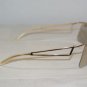 Brand New Christian Dior Gold & Grey Sunglasses: Mod. Clubbing & Case