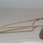 Brand New Christian Dior Gold & Grey Sunglasses: Mod. Clubbing & Case