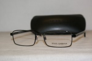 Brand New Dolce & Gabbana Black Eyeglasses: Mod. DG 1215 (064) 52-17 & Case