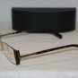 Brand New Prada Shiny Gold Eyeglasses: Mod. VPR 61N (2AU-1O1) 53-17 & Case