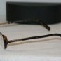 Brand New Prada Gold & Havana Eyeglasses: Mod. VPR 60N (2AU-1O1) 52-17 & Case
