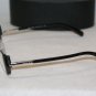 Brand New Prada Silver & Black Eyeglasses: Mod. VPR 61N (2BB-1O1) 53-17 & Case