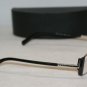 Brand New Prada Silver & Black Eyeglasses: Mod. VPR 61N (2BB-1O1) 53-17 & Case