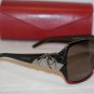 Brand New Valentino Black Raspberry Sunglasses: Mod. 5738 (UOP) 57-18 & Case