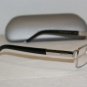 Brand New DKNY Shiny Silver Eyeglasses: Mod. 5618 (1002) 49-17 & Case