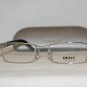 Brand New DKNY Shiny Silver Eyeglasses: Mod. 5618 (1002) 49-17 & Case