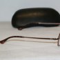 Brand New Ray Ban Shiny Brown Eyeglasses: Mod. 6205 (2531) 53-17 & Case