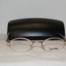 Brand New Calvin Klein Light Brown Eyeglasses: Mod. 352 (570) 46-19 & Case