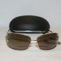 New Giorgio Armani Light Gold Sunglasses: Mod 446 &Case