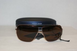 New Giorgio Armani Brown Sunglasses: Mod. 486 & Case