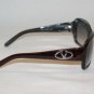 B. New Valentino Dark Red Sunglasses: Mod. 5522 & Case