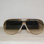 Brand New Cazal Targa Shiny Gold Sunglasses: Mod. 901 (97) 70-12 & Case