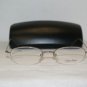 Brand New Calvin Klein Shiny Silver Eyeglasses: Mod. 162 (565) 51-19 & Case