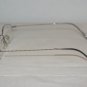Brand New Calvin Klein Shiny Silver Eyeglasses: Mod. 162 (565) 51-19 & Case