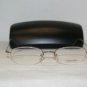 Brand New Calvin Klein Shiny Silver Eyeglasses: Mod. 162 (565) 51-19 & Case