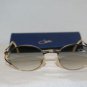 Vintage Cazal Black & Gold Sunglasses: Mod. 285 & Case