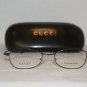 Brand New Gucci Shiny Grey Eyeglasses: Mod. 2686 (628) 49-17 & Case