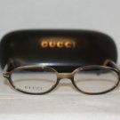 Brand New Gucci Brown Eyeglasses: Mod. 2460 (2CM) 46-15 & Case