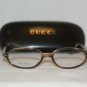 Brand New Gucci Brown Eyeglasses: Mod. 2460 (2CM) 46-15 & Case