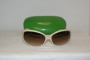 B. New Kate Spade Cream Sunglasses: Mod. Esther & Case