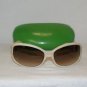 B. New Kate Spade Cream Sunglasses: Mod. Esther & Case