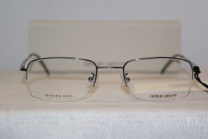 New Giorgio Armani Blue Eyeglasses: Mod. GA 6 & Case
