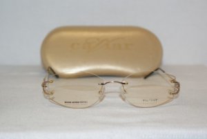 Brand New Caviar Gold Eyeglasses: Mod. 1840 & Case