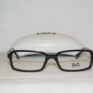 Brand New D&G Dolce & Gabbana Black Eyeglasses: Mod. 1186 (501) 50-16 & Case