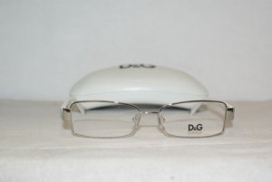 Brand New D&G Dolce & Gabbana Silver Eyeglasses: Mod. 5081 (463) 51-16 & Case