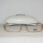 New D&G Dolce & Gabbana Matte Gold Eyeglasses: Mod. 5073 (493) 49-16 & Case
