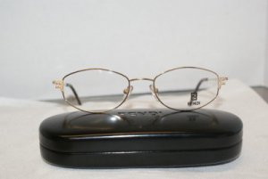 Brand New Fendi Gold Eyeglasses: Mod. 556 & Case