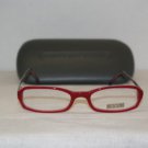 Brand New Moschino Wine Eyeglasses: Mod. 3666-V (493) & GB Case
