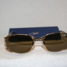 Vintage Cazal Floral Gold Sunglasses: Mod. 984 & Case