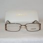 Brand New Versace Shiny Brown Eyeglasses: Mod. 1132 (1031) 50-16 & Case