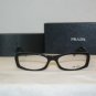 Brand New Prada Shiny Black Eyeglasses: Mod. VPR 09M (1AB-1O1) & Case