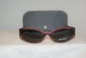 Brand New Miu Miu Violet Sunglasses: Mod. SMU 02D & Case