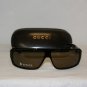 Brand New Gucci Olive Amber Sunglasses: Mod. 1561 & Case