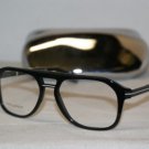 Brand New DSquared2 Shiny Black Eyeglasses: Mod. DQ5011 (001) 53-15 & Case