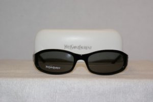 New YSL Yves Saint Laurent Black Sunglasses 6037 & Case