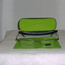 Brand New O.G.I Gray Metal Eyeglasses: 2074 & Case