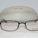 New Giorgio Armani Gunmetal Eyeglasses Mod. 145 & Case