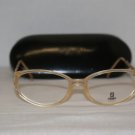 Brand New Fendi Apricot Eyeglasses: Mod. F61 & Case