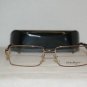 New Salvatore Ferragamo Shiny Copper Eyeglasses: Mod. 1874 (547) 53-17 & Case