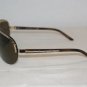 Brand New Valentino Gold Horn Sunglasses: Mod. 1188 (SUO) & Case
